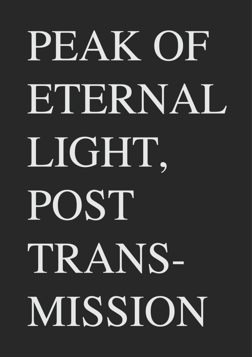 Peak of Eternal Light, Post Transmission Title